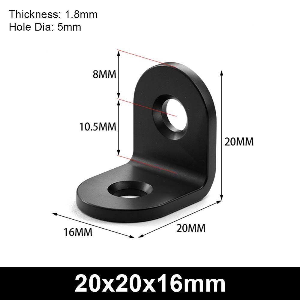 1Pcs 90 Degree Corner Stand L-shaped Mending Plate New Angle Bracket  Furniture Hardware