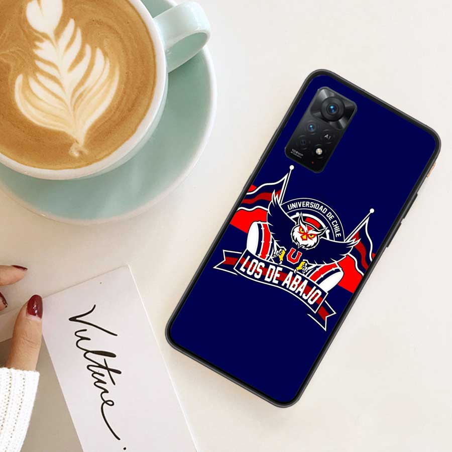 Fondo U. De Chile LOGO Phone Case For Redmi 14C 12 12C Note 14S 13 14 Pro Plus K80 Pro 10 10A 10C 9 9A 9C 9T 8 8A TPU Clear Cove