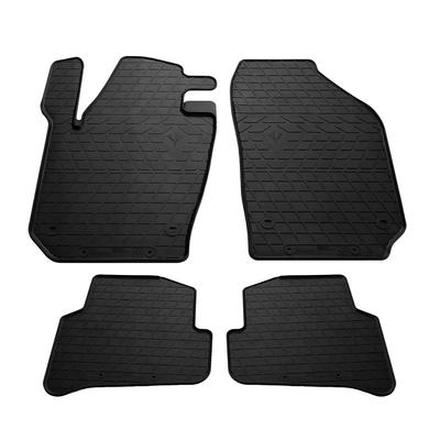 Rubber Mats (4 Pcs, Premium) for Skoda Fabia 2014-2021