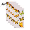 Easy Apply Tattoo Stickers 5 Sheets Butterfly Stickers, Waterproof Temporary Flower Tattoos, Colorful Safe Skin Tattoos Face Body for Parties