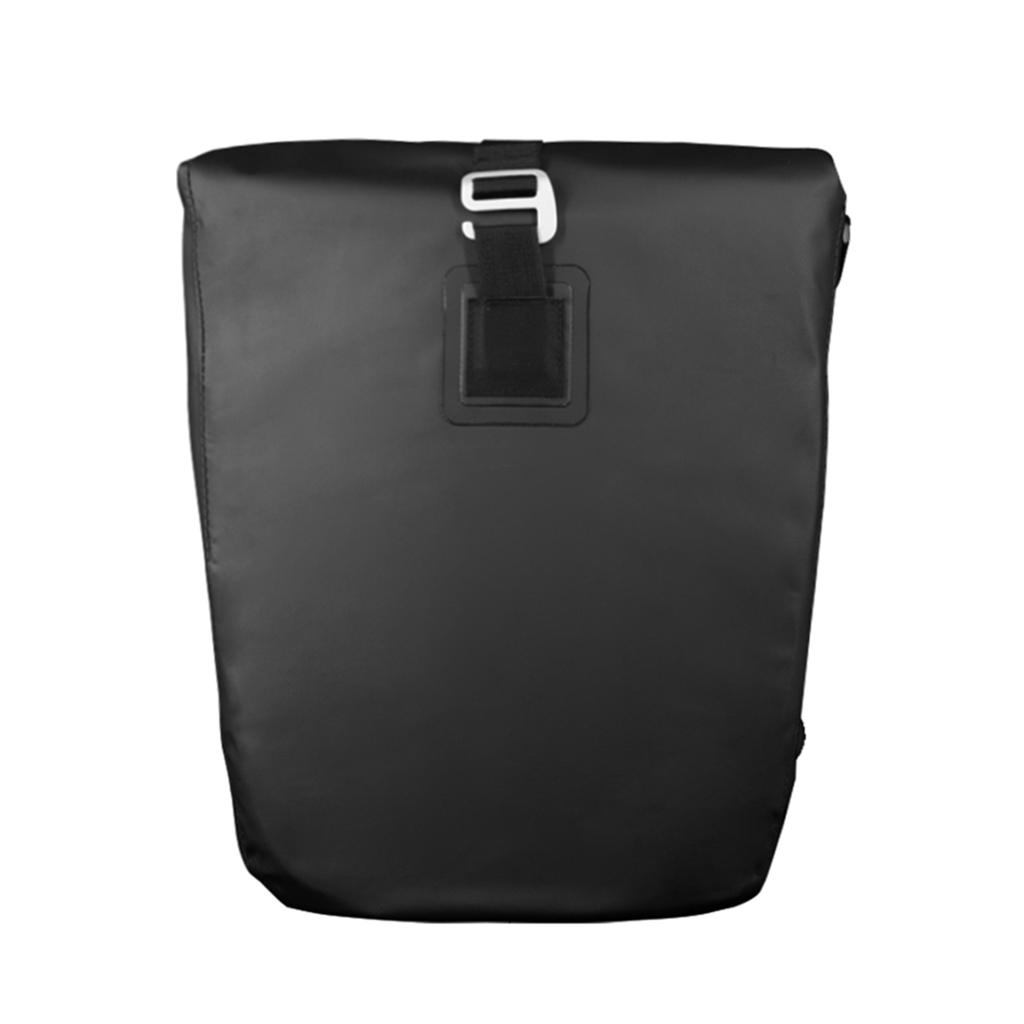 Waterproof Bike Rear Rack Bag 20L Bike Side Storage Bag Laptop Pannier Bag Bicycle Trunk Rear Seat Carrier Pack