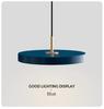 UFO Metal Led Pendant Light Modern Art Design Suspension Round Indoor Hanging Lamp Nordic Kitchen Dining Living Room Home Decor
