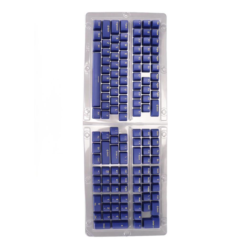 132 Key PBT Keyboard Keycaps OEM Height Secondary Injection Molding   Combination Matte Keycaps for Mechanical Keyboard