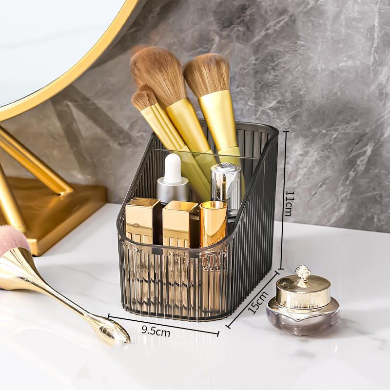 Desktop Cosmetics Storage Box Brushes Makeup Organizer Case Lipsticks Box Pencil Pens Jewelry Container Bathroom Accessories