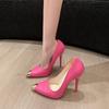 12cm Ultra High Heels for Women, Design Sense, 2026 Spring New Style, Pointed, Fine Heels, Shallow Mouth Single Shoes