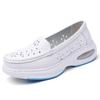 Scarpe da infermiera donna estate pelle suola spessa suola morbida traspiranti lavoro scarpe mediche in stock