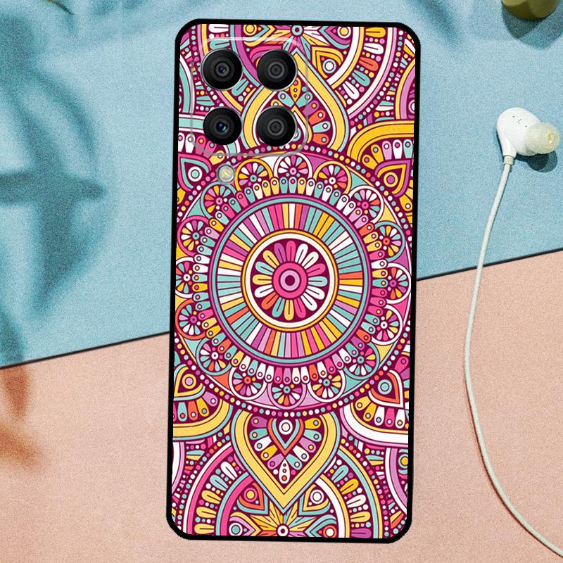 Indian Pattern Mandala For Samsung Galaxy M31 M11 M23 M12 M13 M14 M15 M35 M55 M34 M54 M33 M53 M32 M52 M06 M16 Case