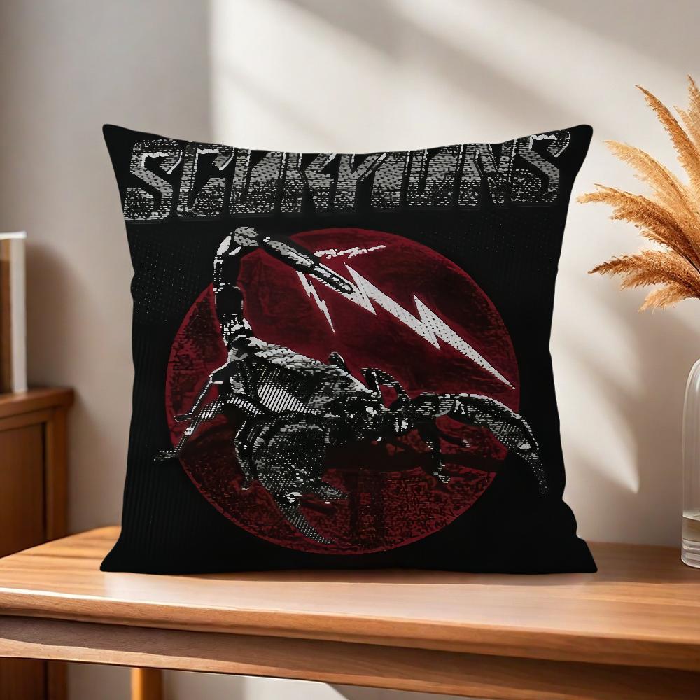 Cushion Cover S-ScorpionS Comfortable Soft Pillow Case for Sofa Band Living Room Home Office Decor and Protective Covers