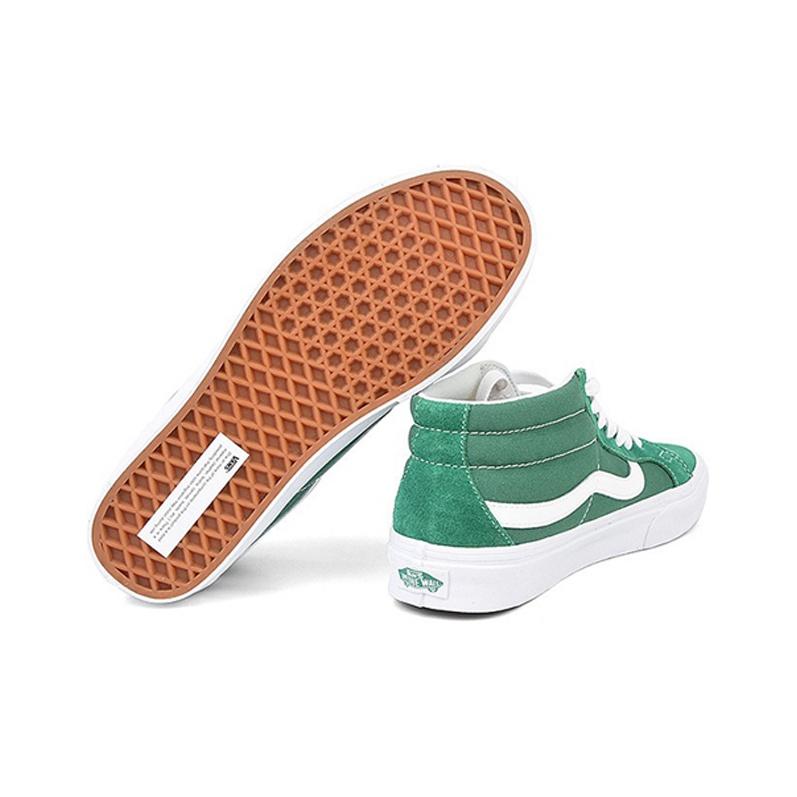 Vans Sk8 Leichte Wraparound Mid-Top Skate Schuhe Unisex Sneaker Weiß Grün VN0A391FTOY