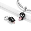 Copper Moonlight Magic Girls Bow Super Girl Sailor Dress Bead Charms For Bracelets Birthday Gifts Sisters Party