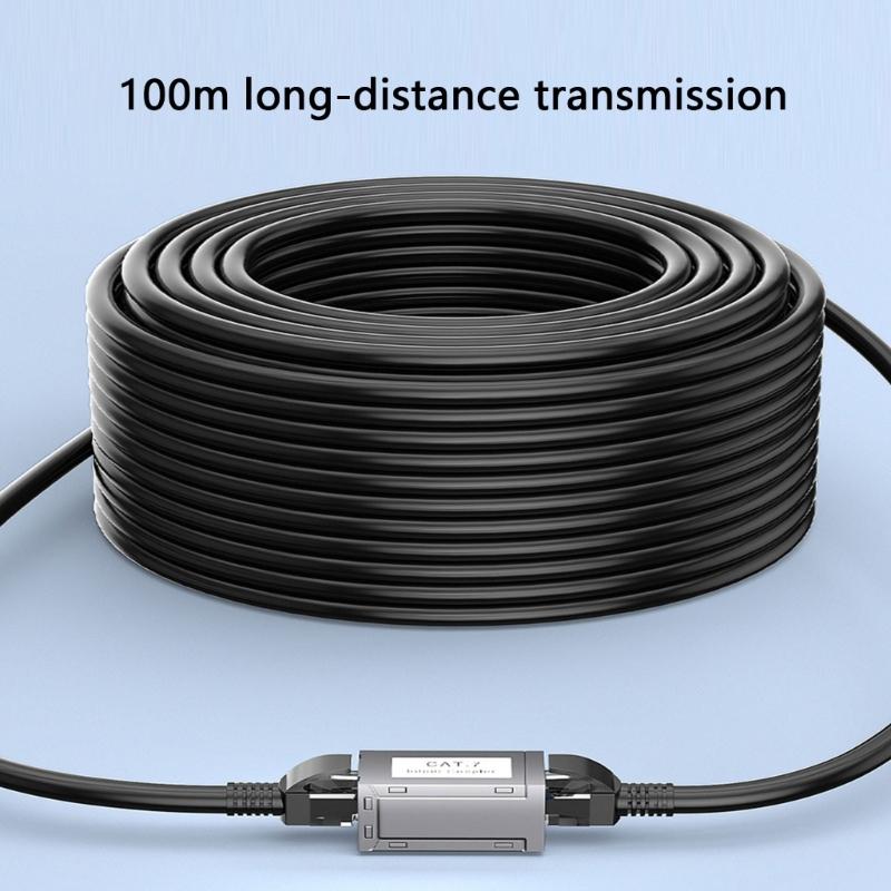 Shielded RJ45 Ethernet Coupler Cat6A Cat7 Compatible 10Gbps Fast speed Networking Cable Connectors with STP FTP Protections
