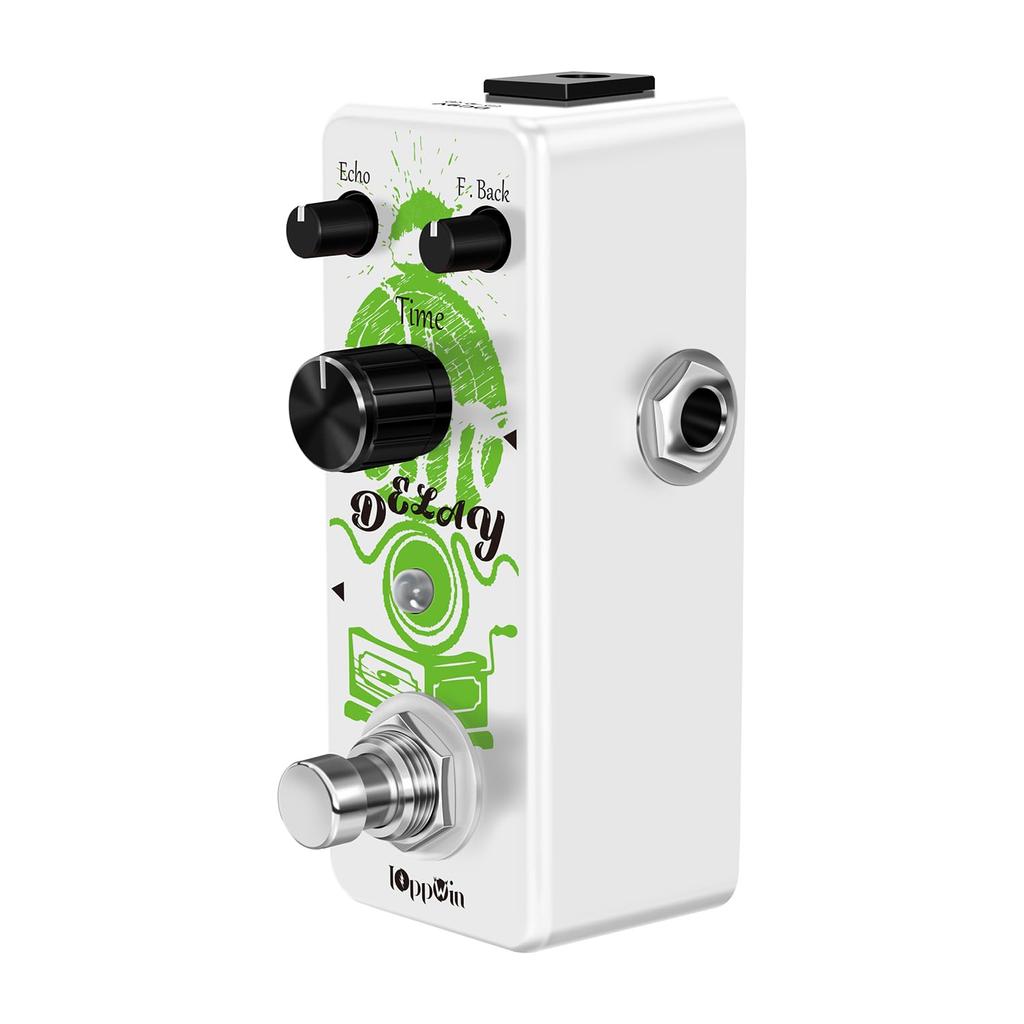 IOppWin Guitar Pedal Premium Analog Delay Pedal and Smooth Tones with an Adjustable Range of and True Bypass for Retro Tone Enthusiasts and Live