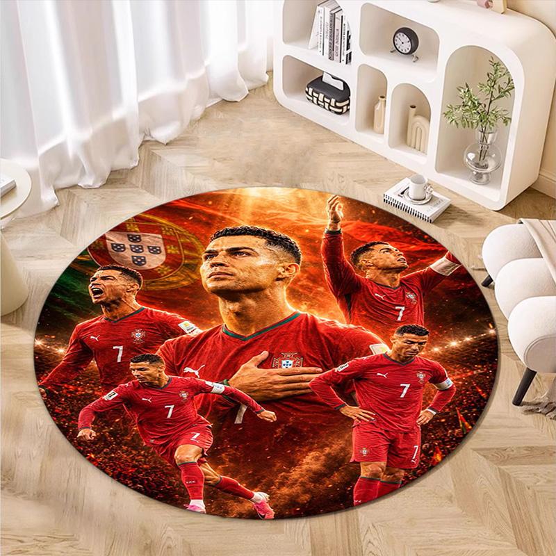 Cristiano Ronaldo Portugal Football Glory Carpet Home Decor Suitable For All Seasons Office Chair Cushion Room Doormat