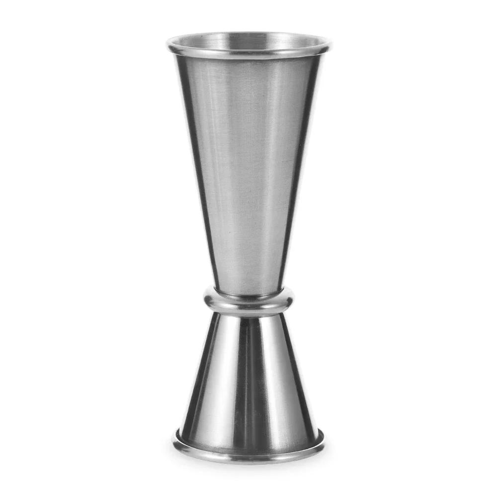 New Cocktail Shaker PP Measure Cup 20/40cc 10/20cc Double Shot Stackable Large Capacity Jigger Short Measuring Jugs