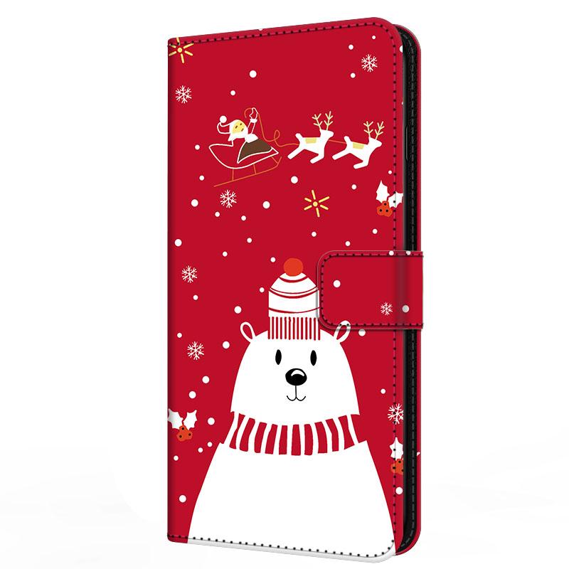 Wallet Cover For Oppo A5 4G 5G Case A5i Pro A5m Flip Stand Book Magnetic Leather Case For Oppo A5x 4G 5G Christmas Cases A 5x
