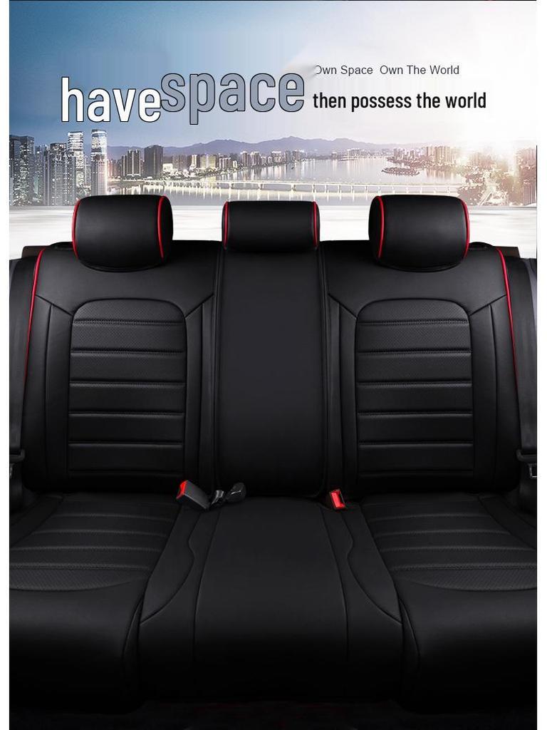 Durable Leather Golf Car Seat Cover – Universal Fit for All Seasons, Five-Seat Full Coverage.