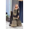 Launching New  Đěsigner Party Wear Look Heavy Faux Georgette Top Plazzo & Dupatta Set