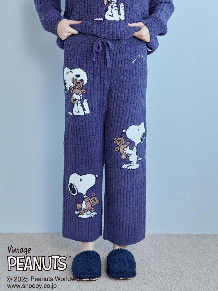 PEANUTS JQD Long Pants PWNP251032 NVY F [Gelato Pique] SNOOPY×BEAR Women's