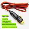 Universeller 12V/24V Hochleistungs-Kfz-Zigarettenanzünderstecker aus reinem Kupfer mit Hochtemperaturbeständigkeit und Ladeverlängerungskabel für Luftpumpe