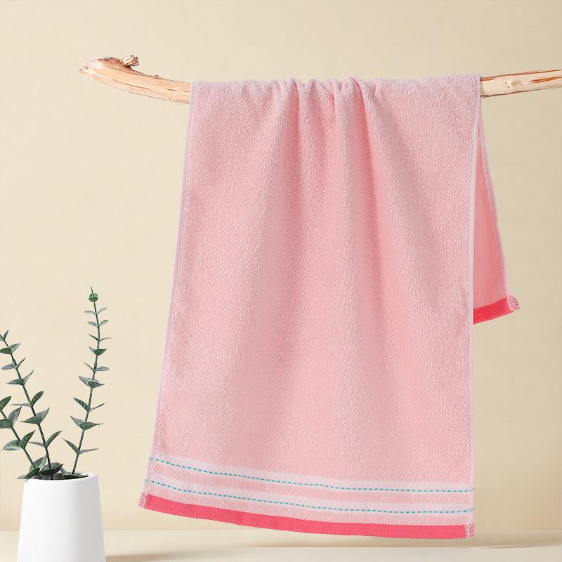 Gaoyang Dickes Reines Baumwoll-Weiches Wasserabsorbierendes Handtuch, Einfarbig, Erwachsenen-Waschlappen