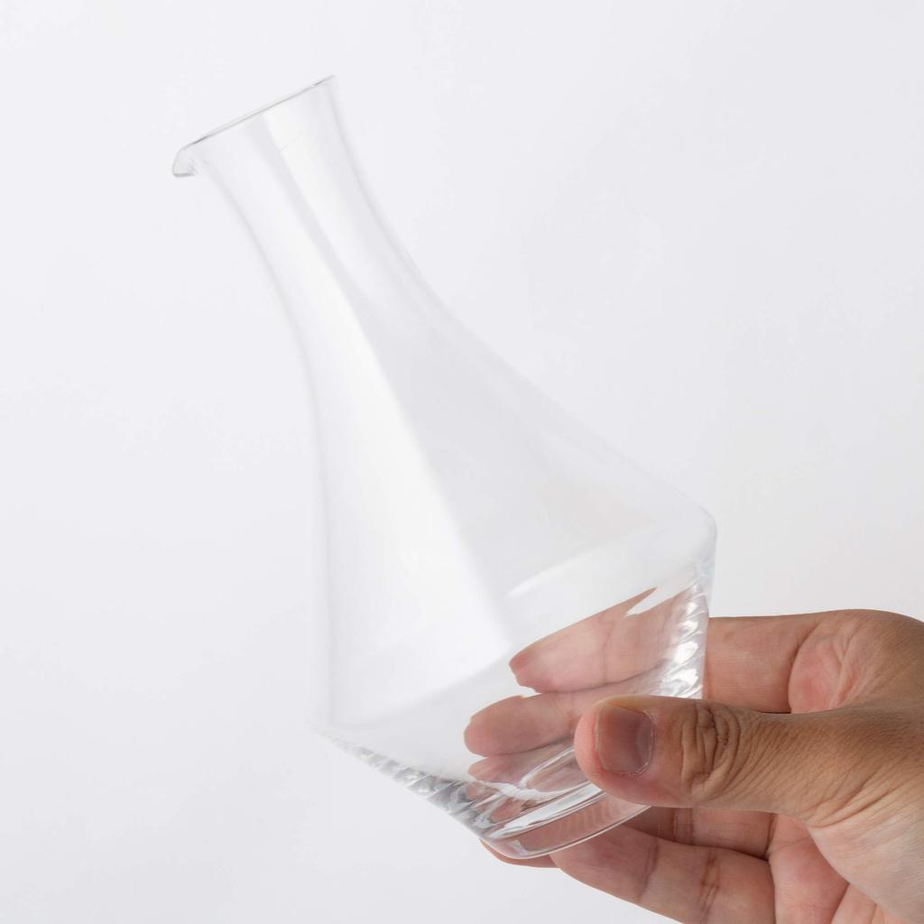 Toyo Sasaki Glass Sake Bottle, 385ml, Made In Japan, Carafe 63704