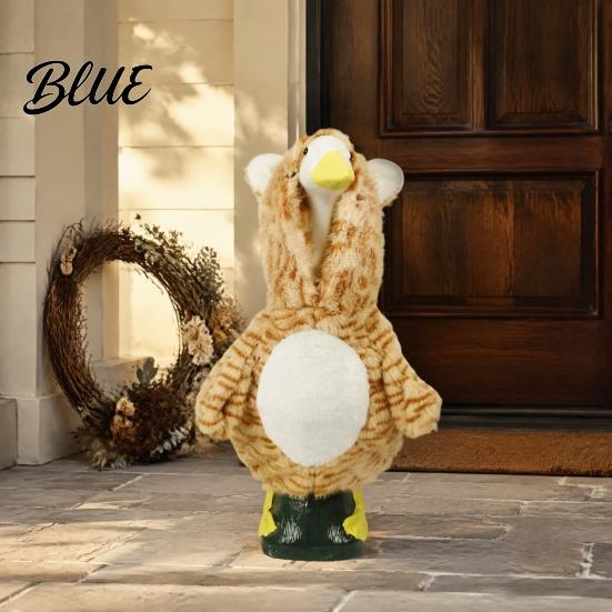 Highland Cow Outfit for Porch Goose Animal Clothing 23 Inch Goose Decorative Outfit Creative DIY Dress Up Kit Costume Yard And Garden Seasonal Lawn