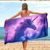 Skurriles Sternenhimmel Einhorn Strandtuch | Trendiges Himmelsbadetuch Perfekt für den Strand, Festivals & Einzigartiges Lifestyle-Geschenk