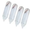 4 Pz Luce LED Esca da Pesca Luce Esca Subacquea Impermeabile Luce Esche Bianca con Scatola