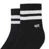 EPT SHORT STRIPE LOGO SOCKS (WHITE_BLACK)