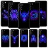 Phone Case Cover for Samsung Galaxy S26 S25 S24 S23 S22 S20 S21 FE Ultra Plus S25 Edge 5G Soft TPU Capas Zodiac Sign Fundas Bags