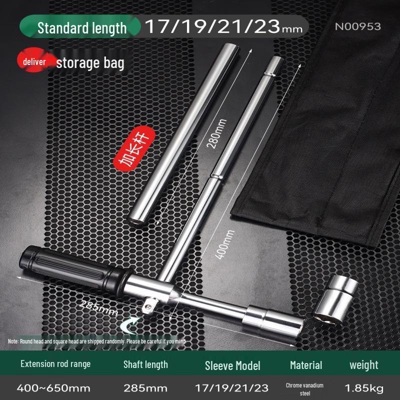 

Extended Car Tire Cross Lug Wrench