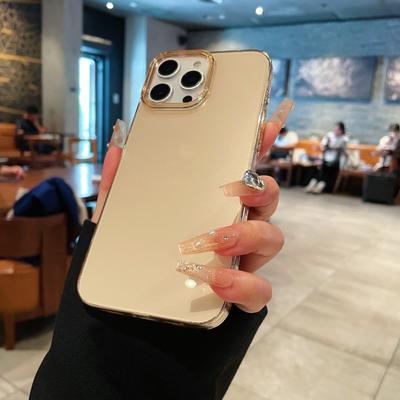 For IPhone16pro Transparent PC Mobile Phone Hard Case for Apple Non-yellowing Anti-fall Pc Mobile Phone Case Material Diy