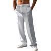 Herren Farbblock Patchwork Lässige Hose, Oversized Lockerer Gerader Schnitt Lange Hose für Frühling Herbst 2025