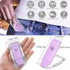 LED Mini USB Rechargeable Foldable Book Light - Portable, Eye-Protection Clip Lamp for Reading
