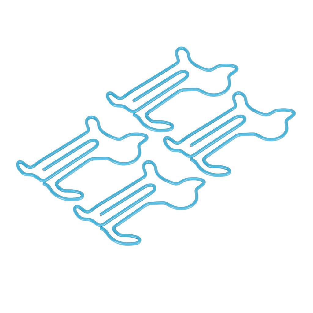 100pcs Dog Shaped Paper Clips Slip Resistance Exquisite Cute Paper Clips for School