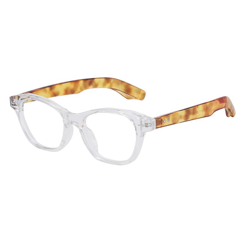 JYL TS Men's Cat-Eye Optical - Retro Anti-Blue Light Plain Frames ZS-98153