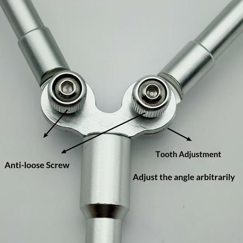 Aluminum Fishing Rod Support Stand Quick Setups Without Tool Ideal For Adventure And Camping Trip