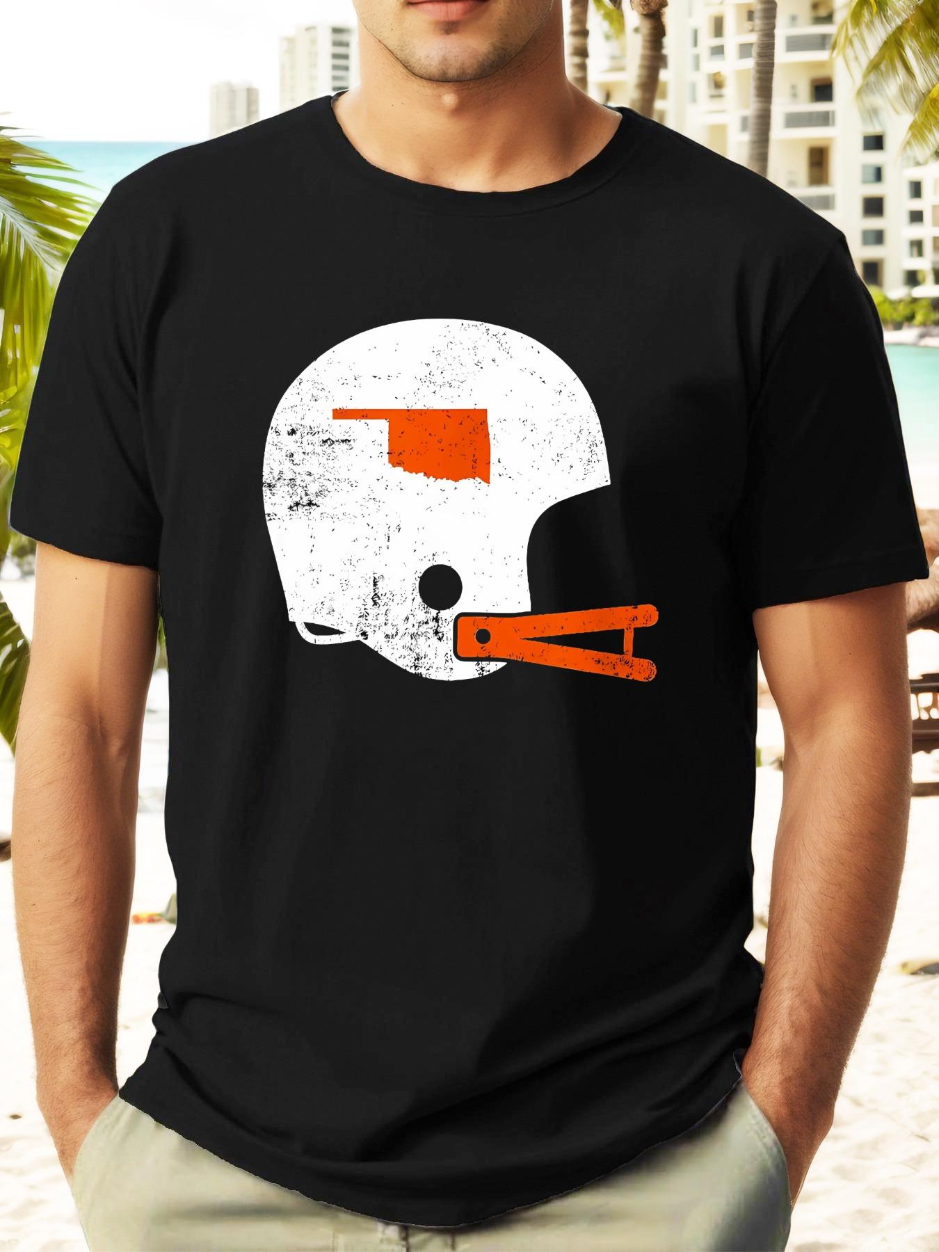 Helmet Pattern Summer Minimalist Fashion Short Sleeve T-shirt S