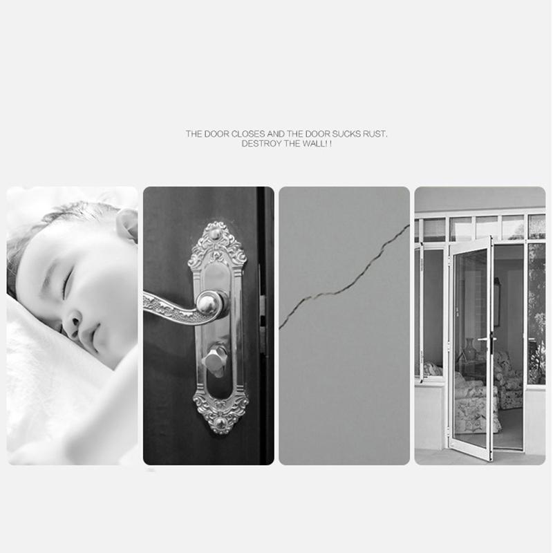 Silicone Door Handle Knob Crash Pad Wall Protectors Bumper Guard Door Stopper Anti Collision Stops