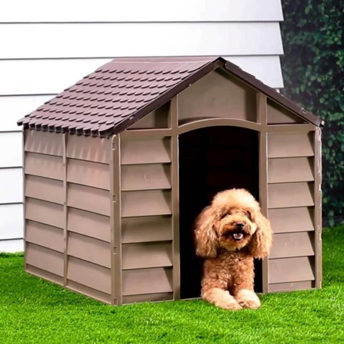 VidaXL Niche pour chien Marron 86x84x82 cm Polypropylène 94214