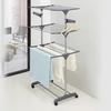 3 Tier Clothes Airer Horse Stainless Laundry Rack Foldable Clothes Drying Rack Hanging Drying Folding Storage Organizer