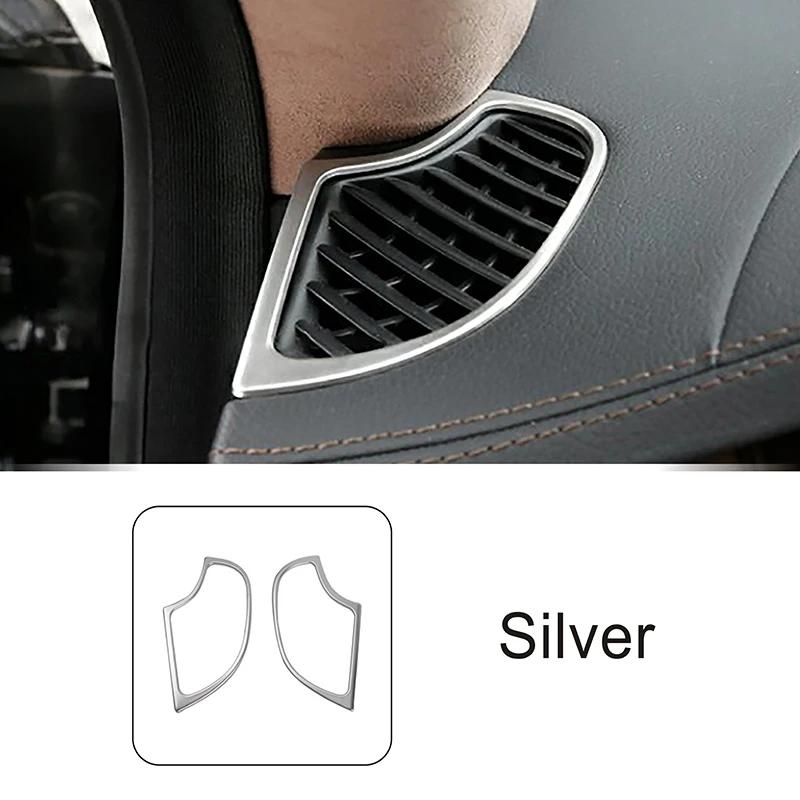 Dashboard Air Condition Vent Frame Sticker For Mercedes Benz S Class W222 2014- Carbon Pattern Trim Interior Car Accessories