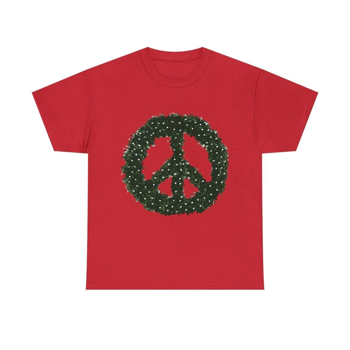 Peace Wreath Graphic Tee Shirt 2XL