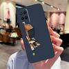 Corgi and Bubble Tea Case For Oppo A94 A74 A54 A18 A38 A58 A78 A98 A40 A60 A80 A16 A76 A96 A15 A17 A77 A57S Cover