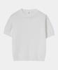 Dekkoloso Summer Cool Touch Round Short Sleeve Knit [Ivory]