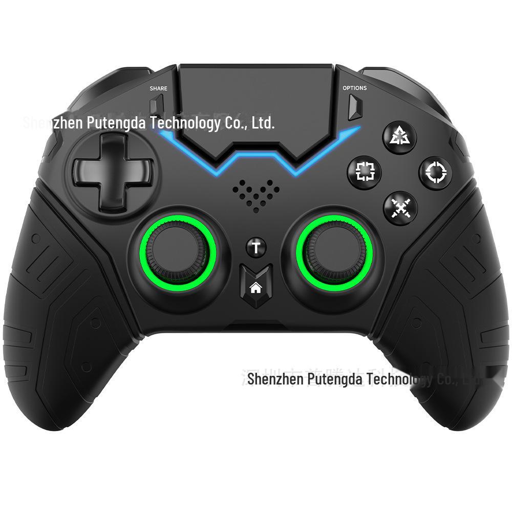 Silicone Grip RGB Six-Axis Somatosensory Touch Controller for PS4 & Mobile