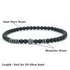 Stylish Men Skull Bracelet 4mm Onyx Howlite Obsidian Stone Strand Braslet Street Cool Riding Wrist Accessories Pulseria Hombre
