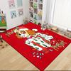 1Pc Paw Patrol Christmas Adventure Carpet Rug Soft Washable Antislip Home Living Room Sofa Mats Personalized Christmas Rug