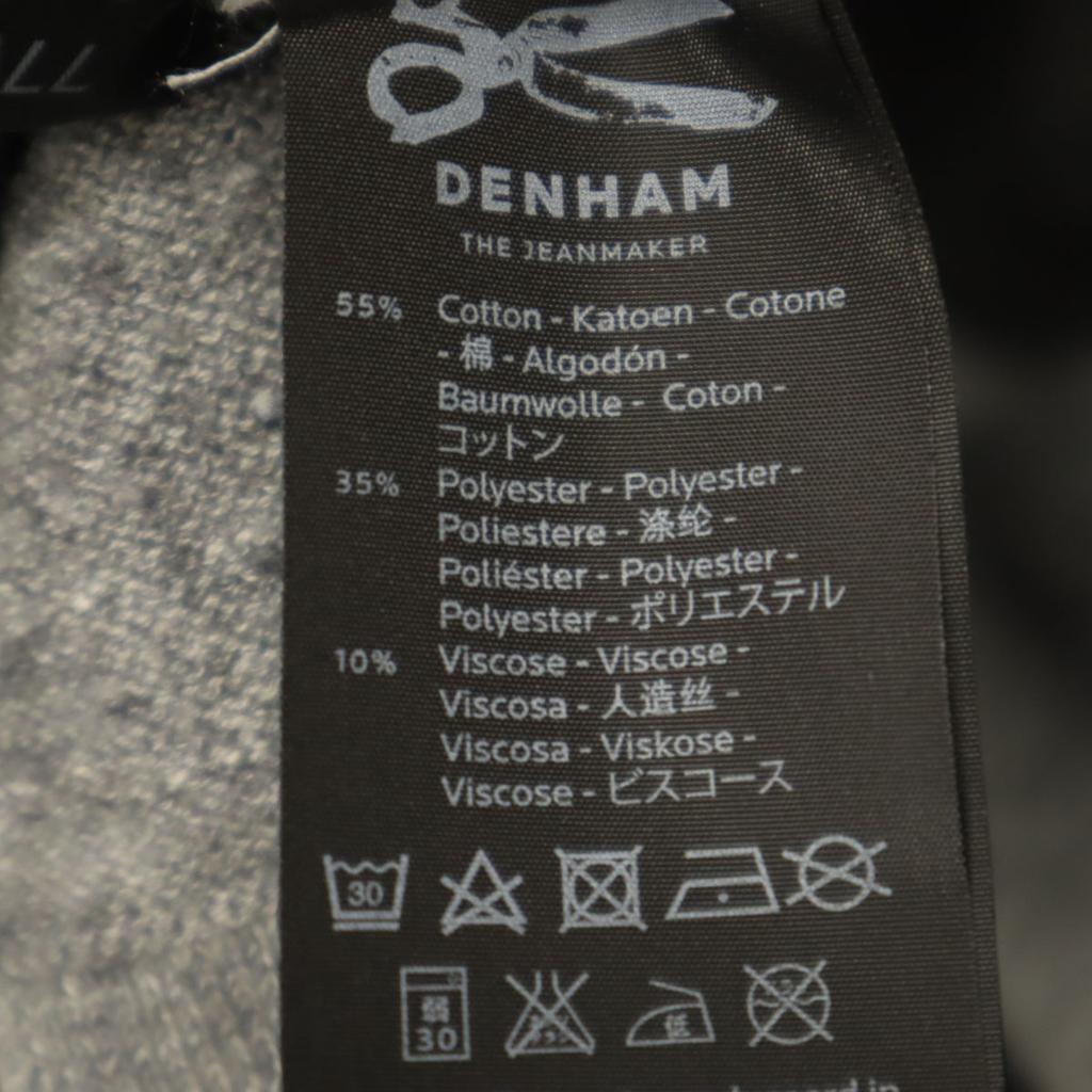 DENHAM Long Sleeve Open Color Cardigan S Gray Knit Men's Used