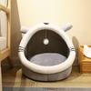 Super Cat Bed Warm Pet House Kitten Cave Cushion Cat House Warm Sleeping Dog Basket Tent Small Dog Mat Supplies Bed For Cats